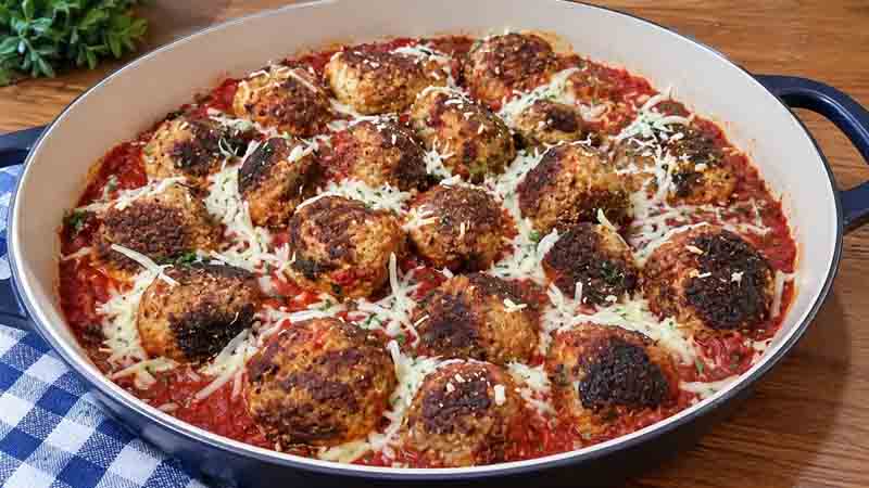 Chicken Parmesan Meatballs