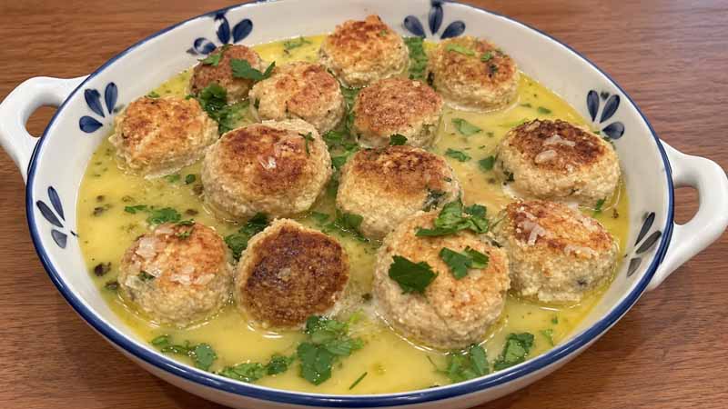 Chicken Piccata Meatballs