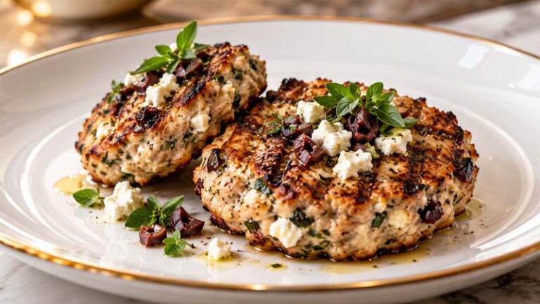 Chicken and Feta Burgers