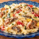 Cottage Cheese Sausage Pasta