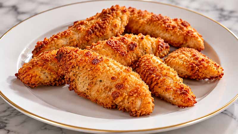 Crumbed Chicken Tenderloins (Air Fried)