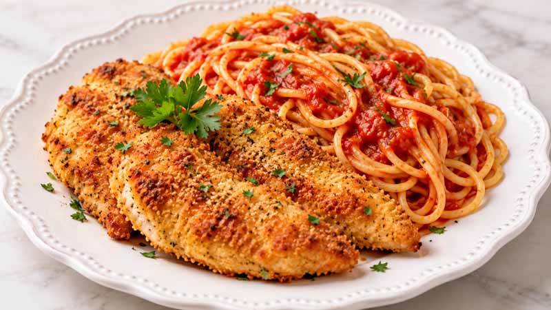 Crusted Chicken Romano