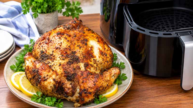 Easy Air Fryer Whole Chicken