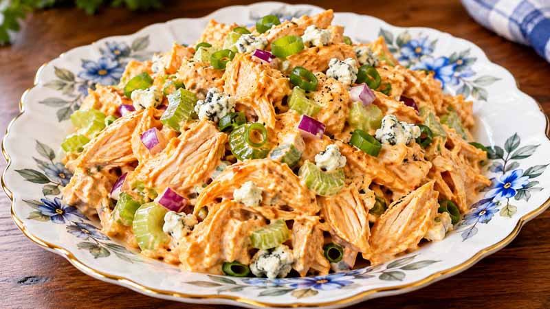 Easy Buffalo Chicken Salad