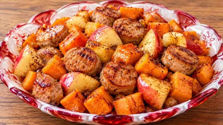 Fall Chicken-Apple Sausage Skillet