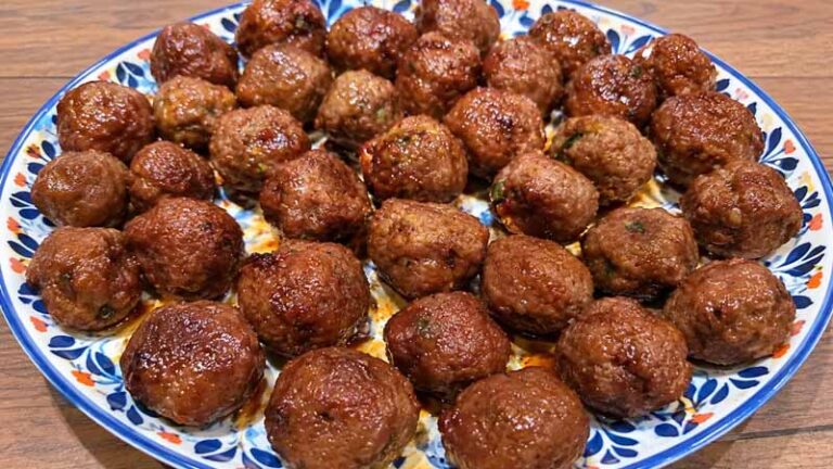 Firecracker Chicken Meatballs