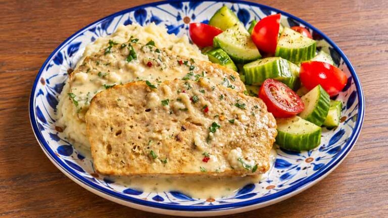 Garlic Butter Parmesan Chicken Meatloaf