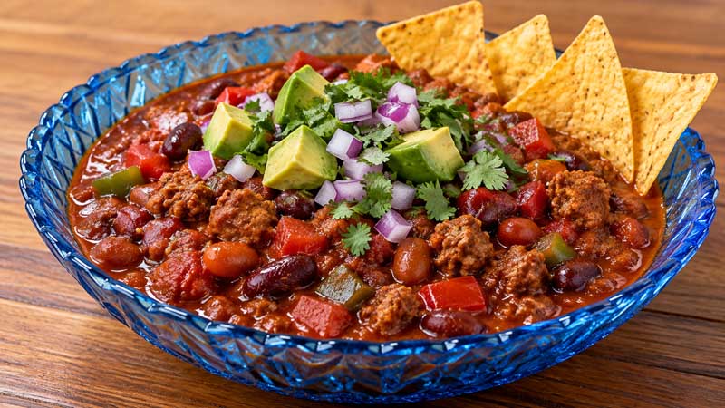 Healthier Boilermaker Tailgate Chili