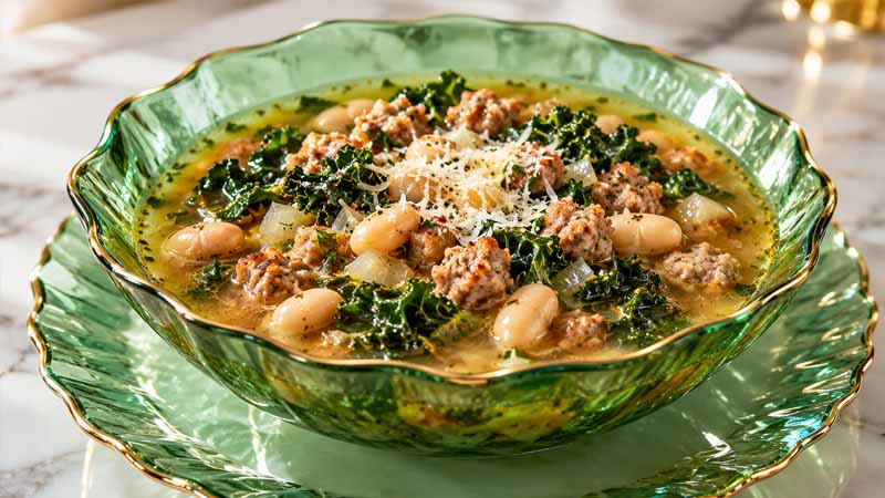Instant Pot Tuscan Bean and Sausage Soup