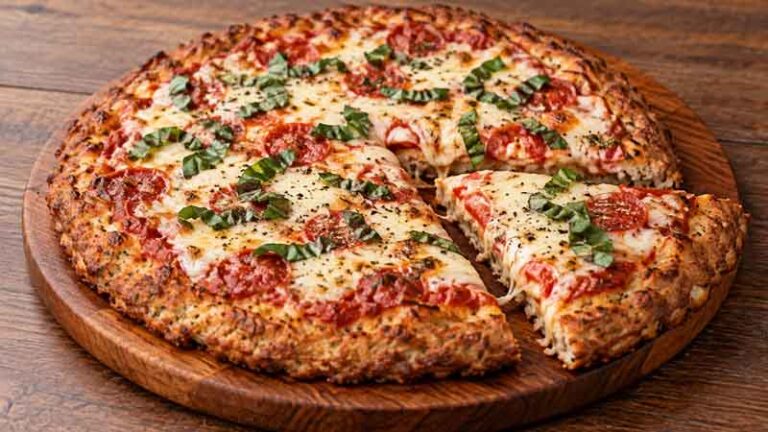 Keto Chicken Crust Pizza