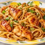 One Pan Tipsy Chicken and Noodles