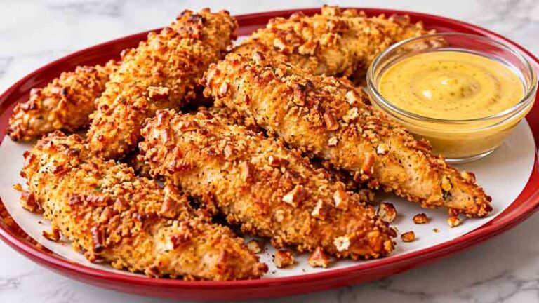 Pretzel-Crusted Chicken Tenders