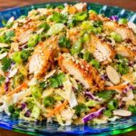 Quick and Easy Ginger Chicken and Cabbage Salad
