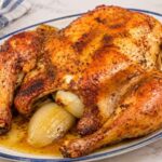 Roast Sticky Chicken-Rotisserie Style
