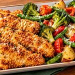 Sheet Pan Parmesan Chicken and Veggies