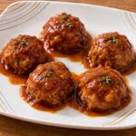 Slow Cooker Chicken Apple Butter Meatballs