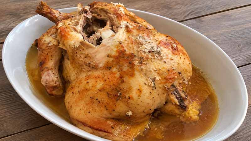 Slow Cooker Whole Chicken