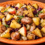 Sweet Breakfast Hash with Apple and Rosemary