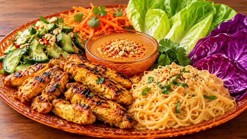 The Cheesecake Factory Thai Chicken Lettuce Wraps