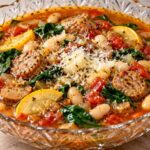 Tuscan Bean and Chicken Italian Sausage Soup