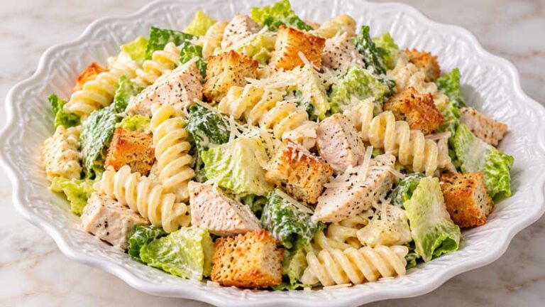 Chicken Caesar Pasta Salad