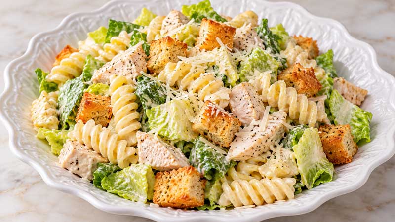 Chicken Caesar Pasta Salad