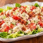 Chicken Salad with Bacon, Lettuce, and Tomato