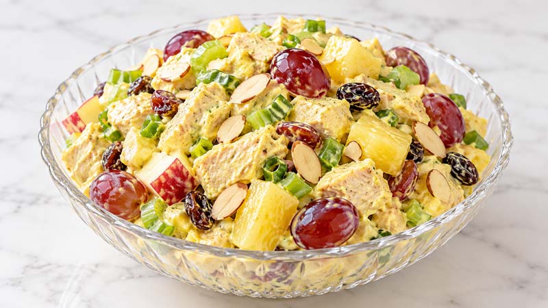 Fruited Curry Chicken Salad