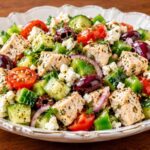 Greek-Style Chicken Salad with Lemon-Oregano Dressing