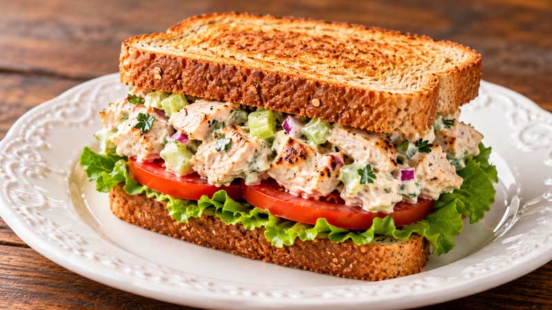 Grilled Chicken Salad Sandwich