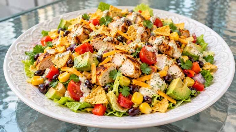 Southwest Chicken Salad Recipe with Creamy Lime Dressing