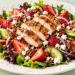 Strawberry Chicken Salad Recipe with Balsamic Dressing